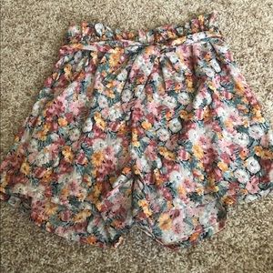 Flowy Floral Shorts